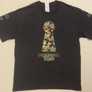 Vintage 2000’s Y2K Peeping Tom Ipecac Recordings Nu-Metal Grunge Band Tee Sz L